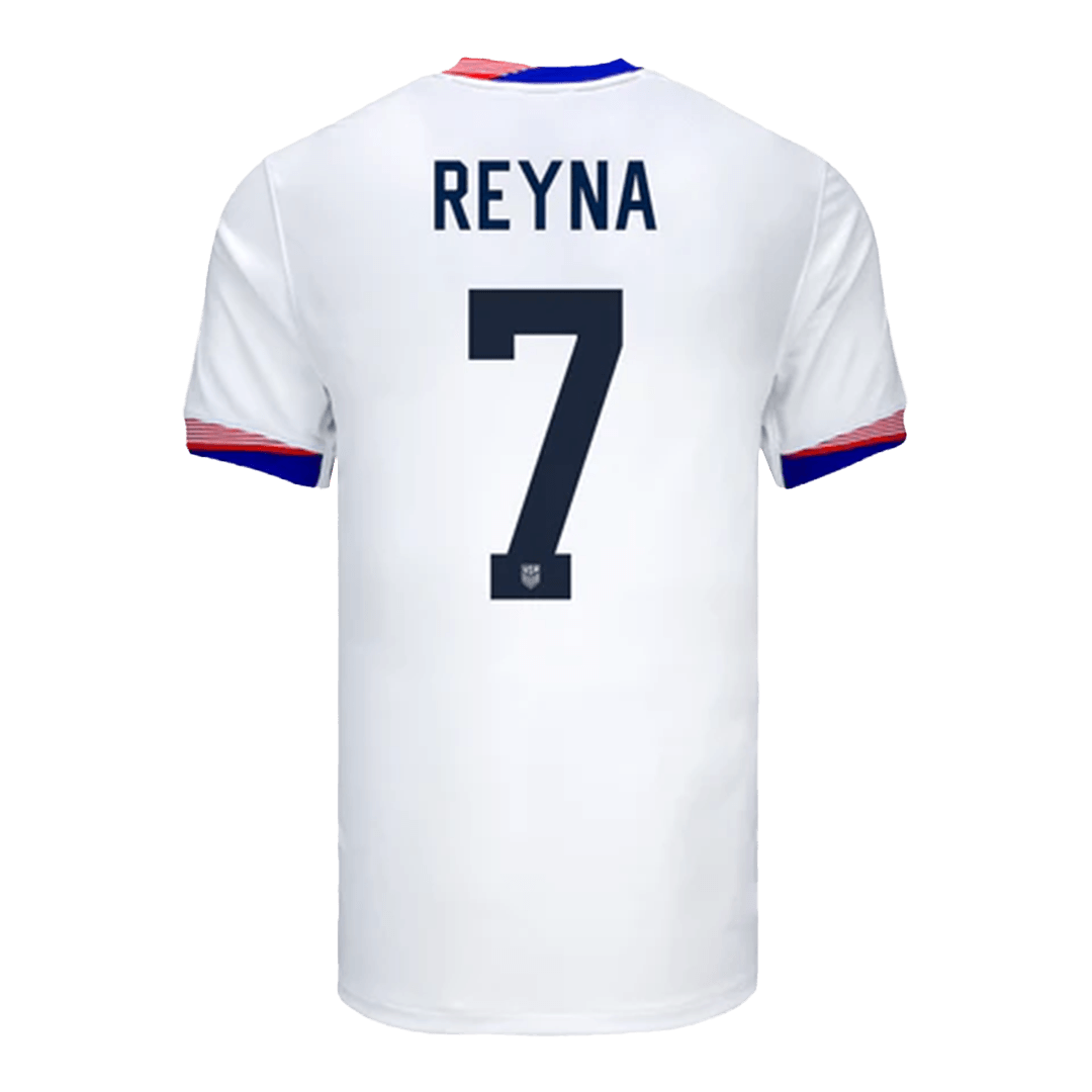 Men's USA REYNA #7 Home Soccer Jersey Copa América 2024