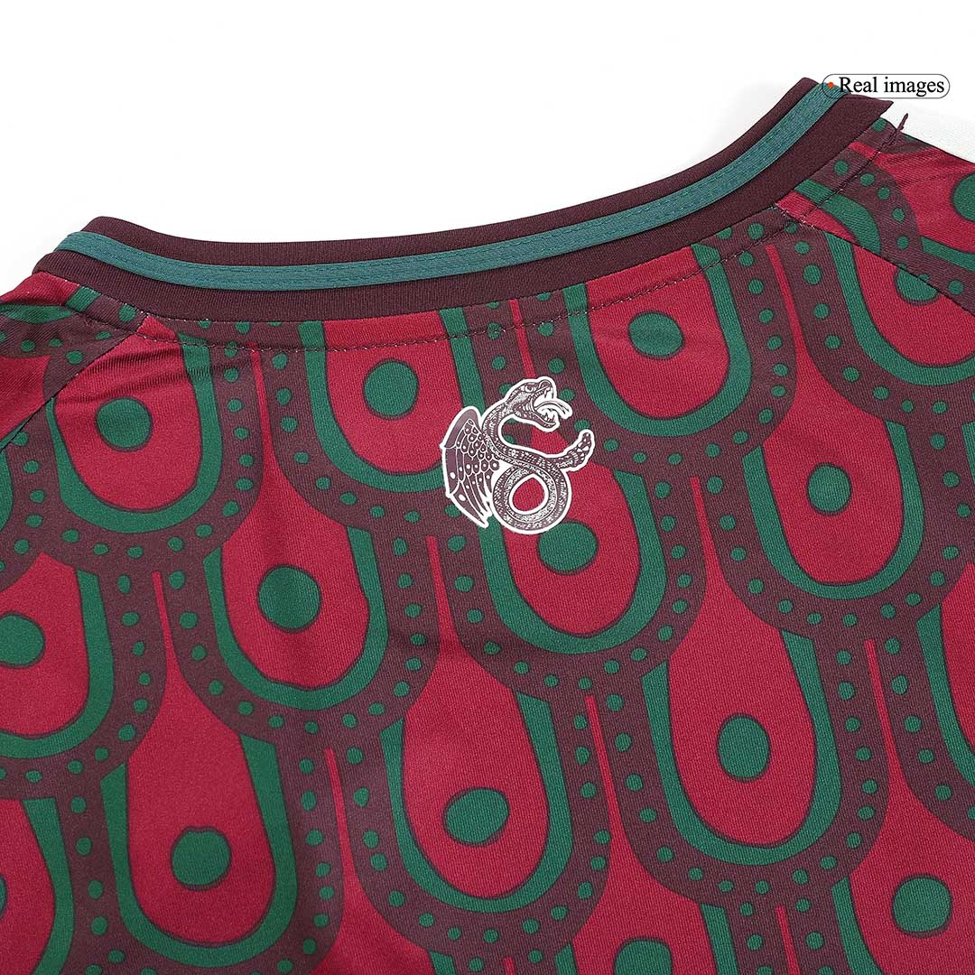 Men's Mexico Home Long Sleeve Soccer Jersey Copa América 2024