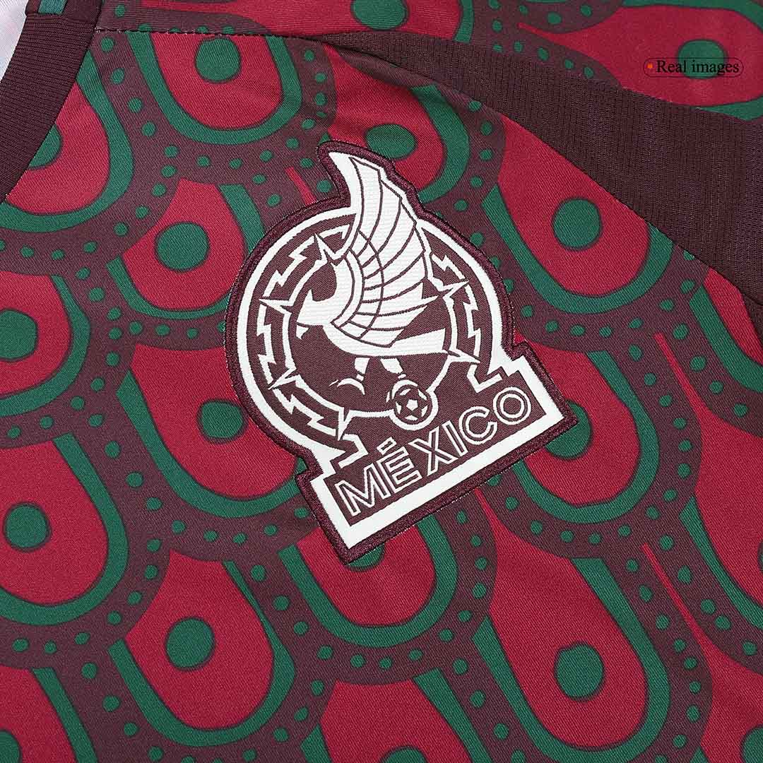 Men's Mexico Home Long Sleeve Soccer Jersey Copa América 2024