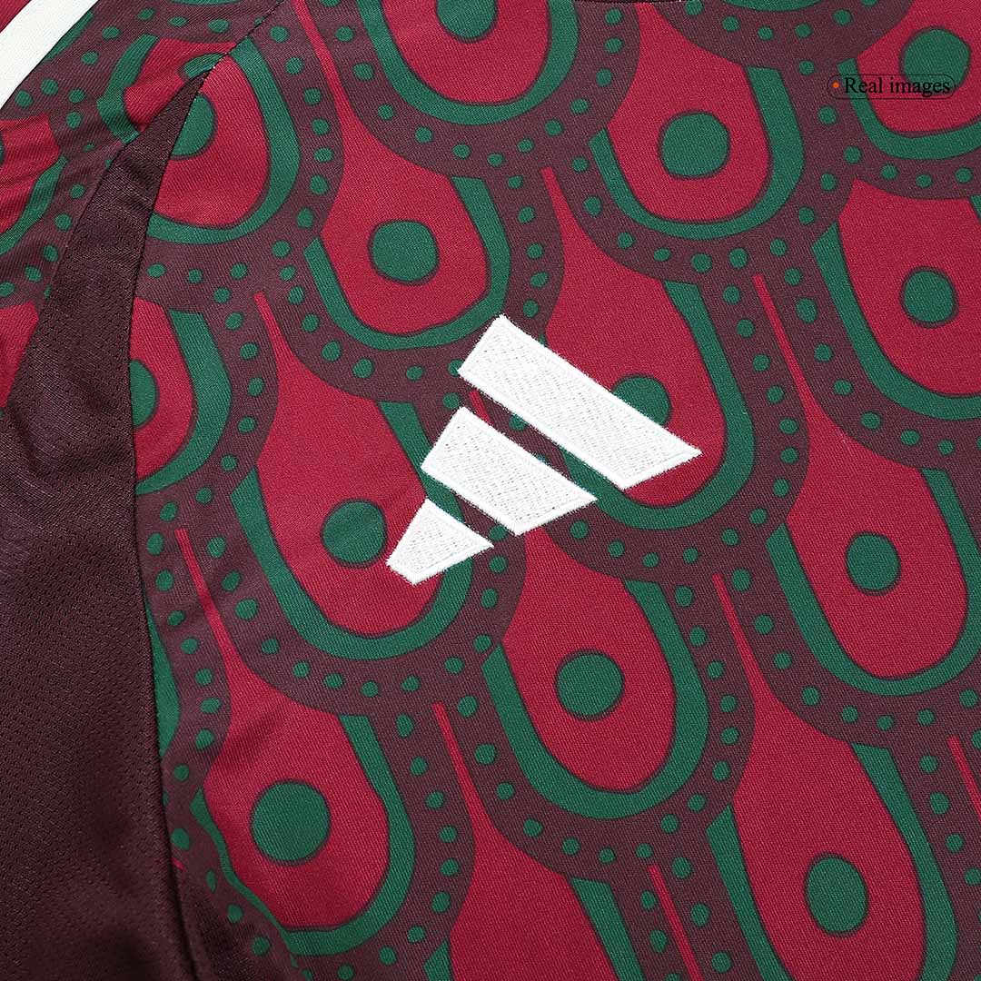 Men's Mexico Home Long Sleeve Soccer Jersey Copa América 2024