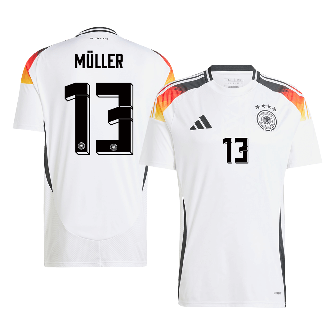 MÜLLER #13 Germany Home Soccer Jersey Euro 2024 Top Soccer Jerseys Store