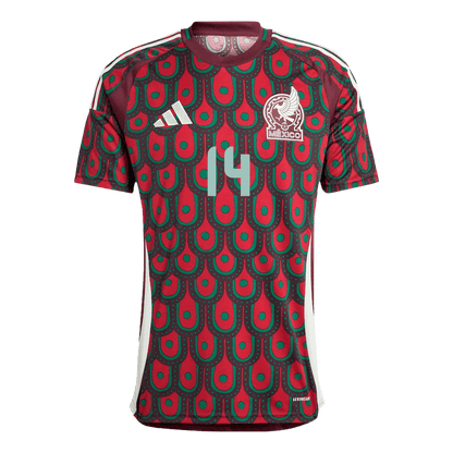 Men's Mexico CHICHARITO #14 Home Soccer Jersey Copa América 2024