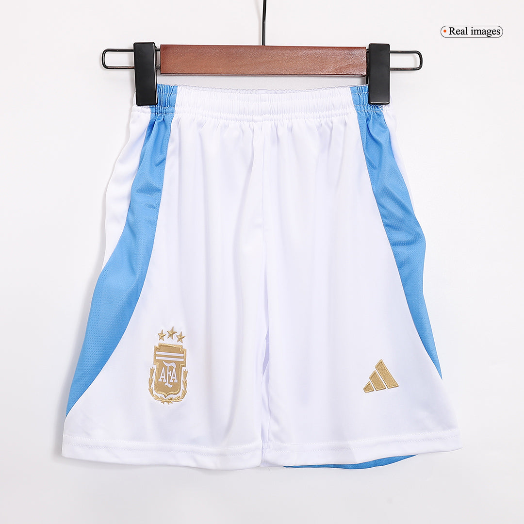 Kid's Argentina Home Jerseys Full Kit Copa América 2024