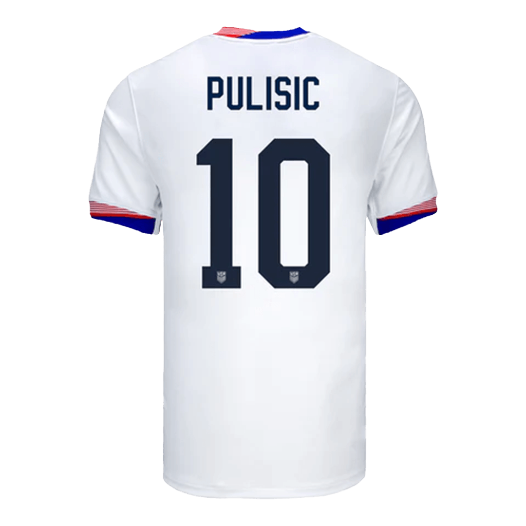 Men's USA PULISIC #10 Home Soccer Jersey Copa América 2024