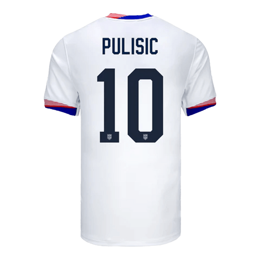 Men's USA PULISIC #10 Home Soccer Jersey Copa América 2024