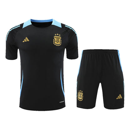 Men's Argentina Pre-Match Jersey (Jersey+Shorts) Kit Copa América 2024