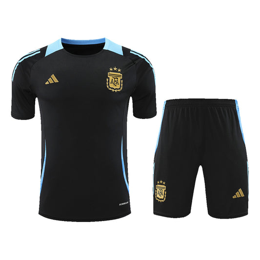 Men's Argentina Pre-Match Jersey (Jersey+Shorts) Kit Copa América 2024