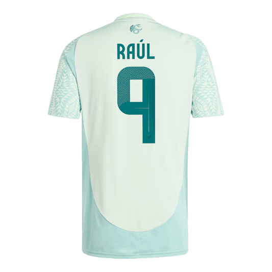 Men's Mexico RAÚL #9 Away Soccer Jersey Copa América 2024