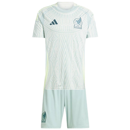 Kid's Mexico Away Jerseys Kit(Jersey+Shorts) Copa América 2024