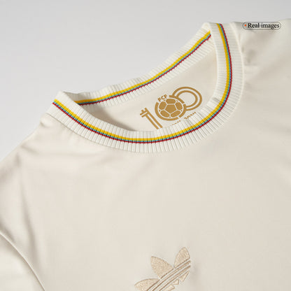 Colombia 100th Anniversary Soccer T-Shirts 2024