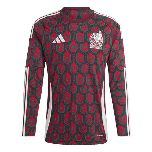 Men's Mexico Home Long Sleeve Soccer Jersey Copa América 2024