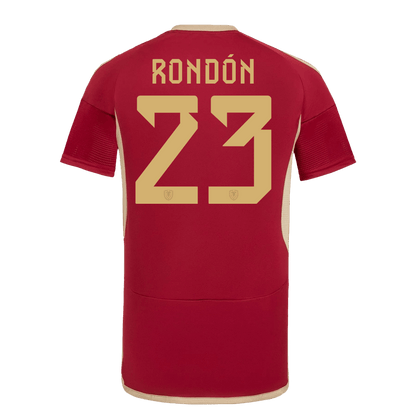 Men's Venezuela  RONDÓN #23 Home Soccer Jersey Copa América 2024