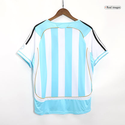 Argentina Home Retro Soccer Jersey 2006