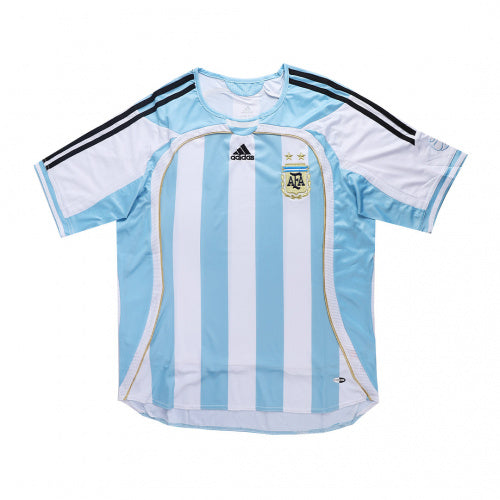 Argentina Home Retro Soccer Jersey 2006