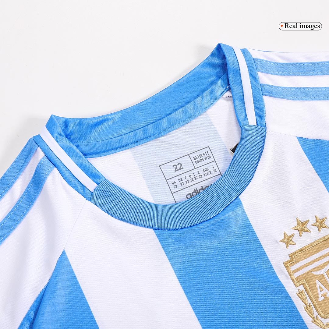 Kid's Argentina Home Jerseys Kit(Jersey+Shorts) Copa América 2024
