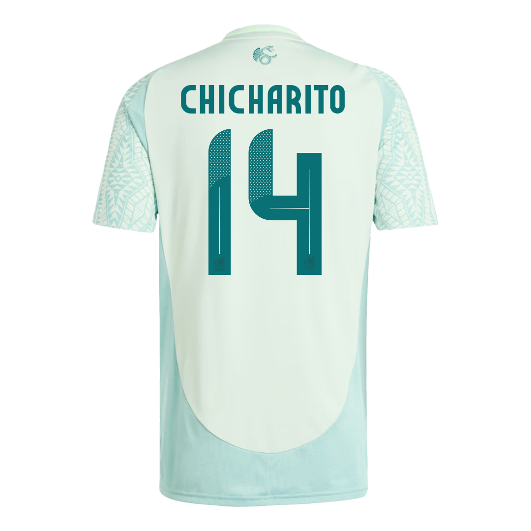 Men's Mexico CHICHARITO #14 Away Soccer Jersey Copa América 2024