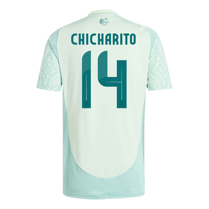 Men's Mexico CHICHARITO #14 Away Soccer Jersey Copa América 2024