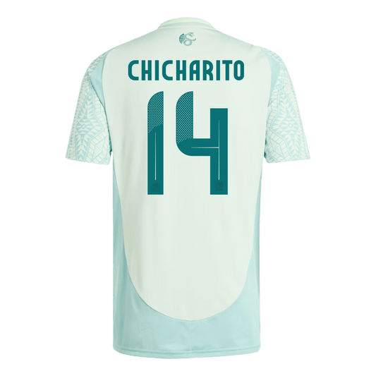 Men's Mexico CHICHARITO #14 Away Soccer Jersey Copa América 2024