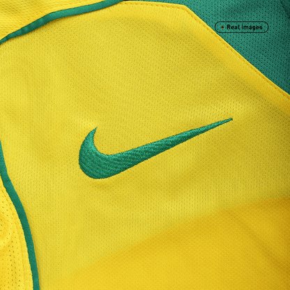 Brazil Home Retro Soccer Jersey 2004