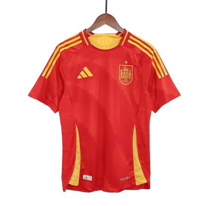 Player Version Spain Home Soccer Jersey Euro 2024 Go Game Wear
