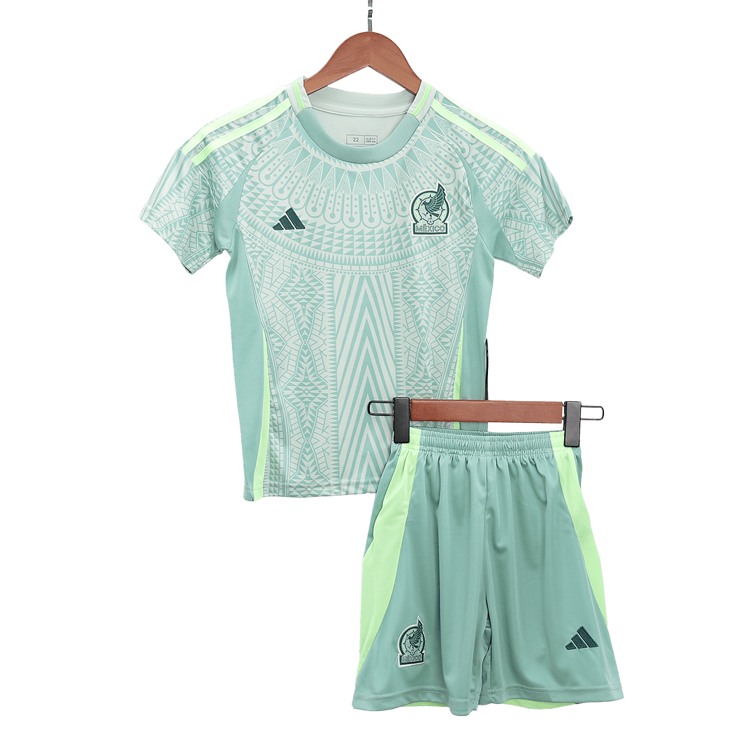 Kid's Mexico Away Jerseys Kit(Jersey+Shorts) Copa América 2024