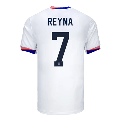 Men's USA REYNA #7 Home Soccer Jersey Copa América 2024