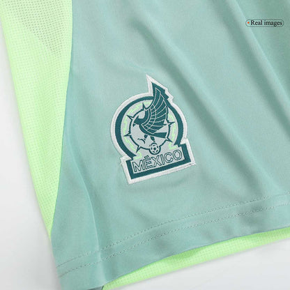 Kid's Mexico Away Jerseys Kit(Jersey+Shorts) Copa América 2024