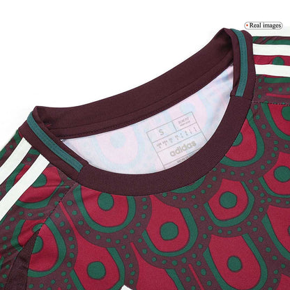 Men's Mexico Home Long Sleeve Soccer Jersey Copa América 2024