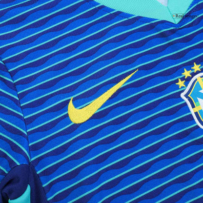 Kid's Brazil Away Jerseys Full Kit Copa América 2024