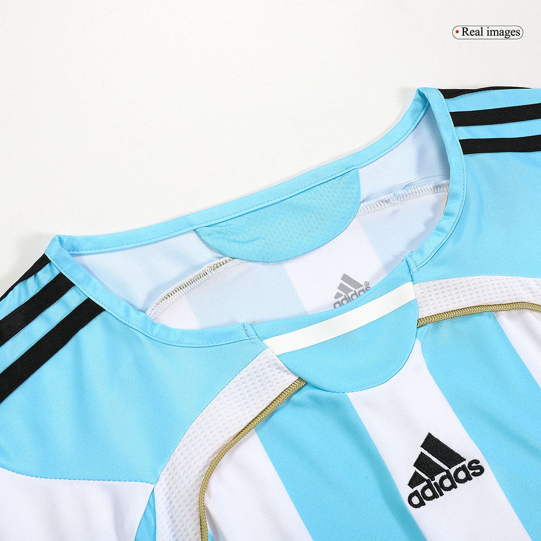 Argentina Home Retro Soccer Jersey 2006