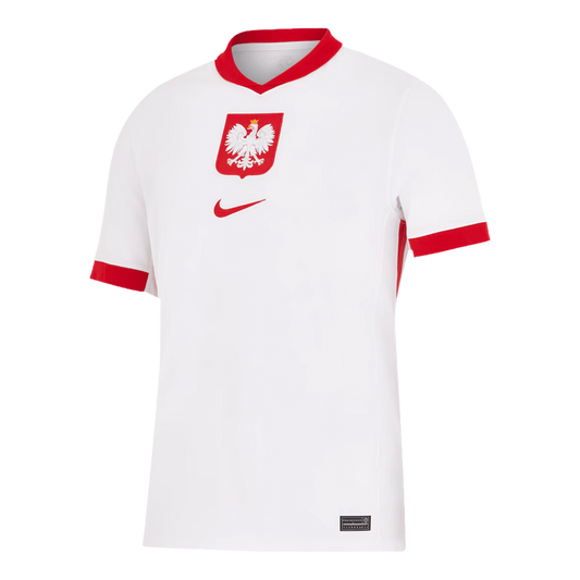 Poland Home Euro 2024 Soccer Jersey