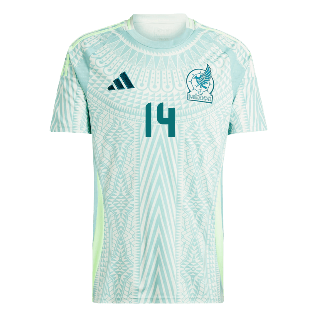Men's Mexico CHICHARITO #14 Away Soccer Jersey Copa América 2024