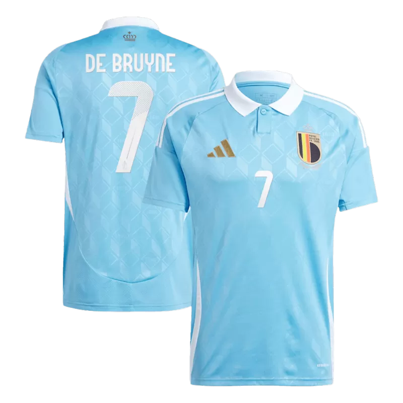 Belgium DE BRUYNE #7 Away Soccer Jersey 2024