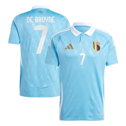Belgium DE BRUYNE #7 Away Soccer Jersey 2024