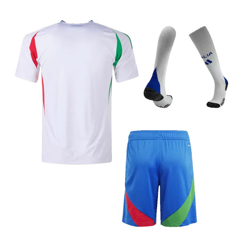 Italy Away Soccer Full Kit Jerseys 2024 Euro