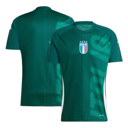 Italy Pre-Match Soccer Jersey 2024 Euro Green