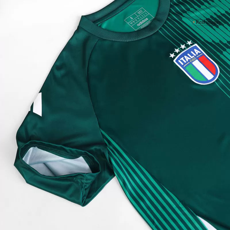 Italy Pre-Match Soccer Jersey 2024 Euro Green