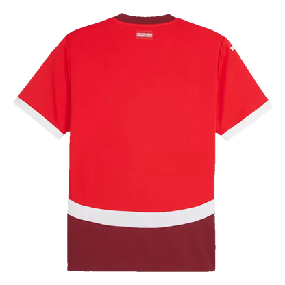 Switzerland Home Soccer Jersey Euro 2024