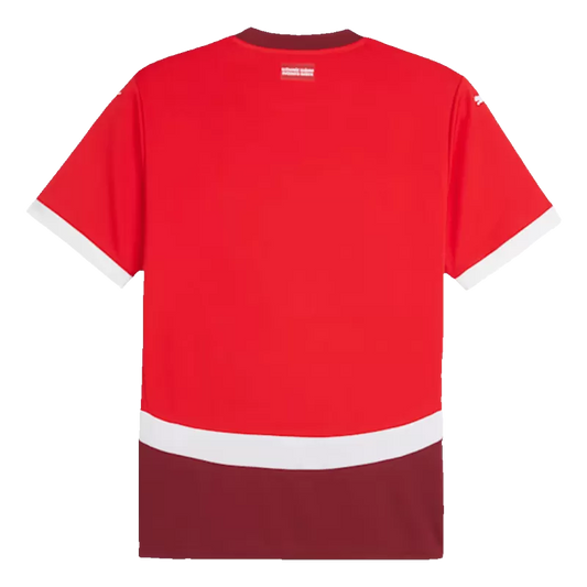 Switzerland Home Soccer Jersey Euro 2024