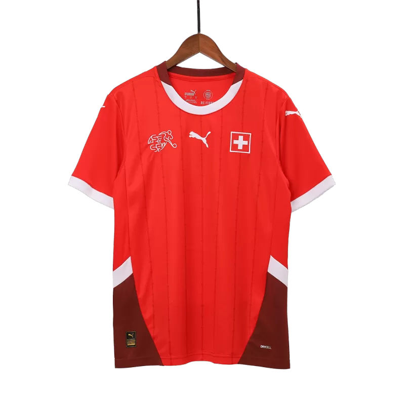 Switzerland Home Soccer Jersey Euro 2024