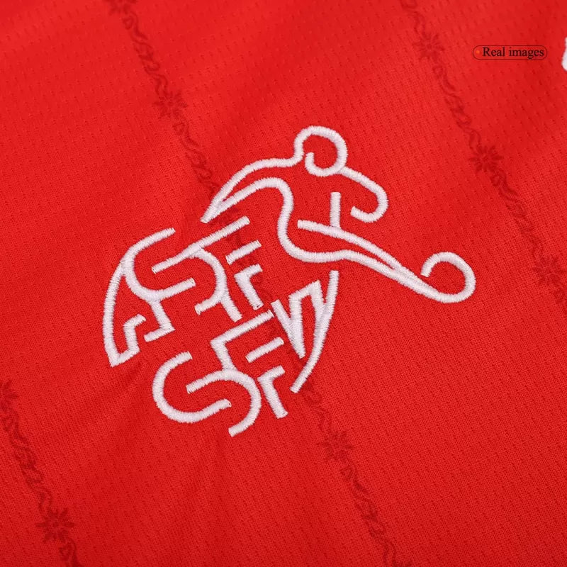 Switzerland Home Soccer Jersey Euro 2024