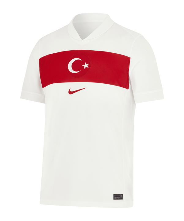 Turkey Home EM 2024 Soccer Jersey white red F100