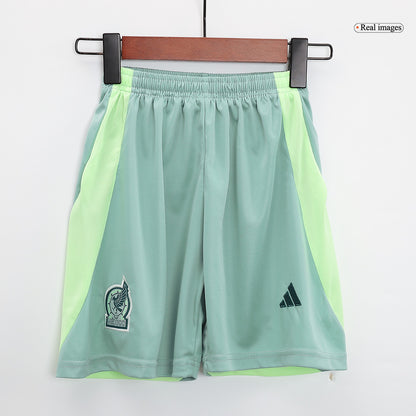 Kid's Mexico Away Jerseys Kit(Jersey+Shorts) Copa América 2024