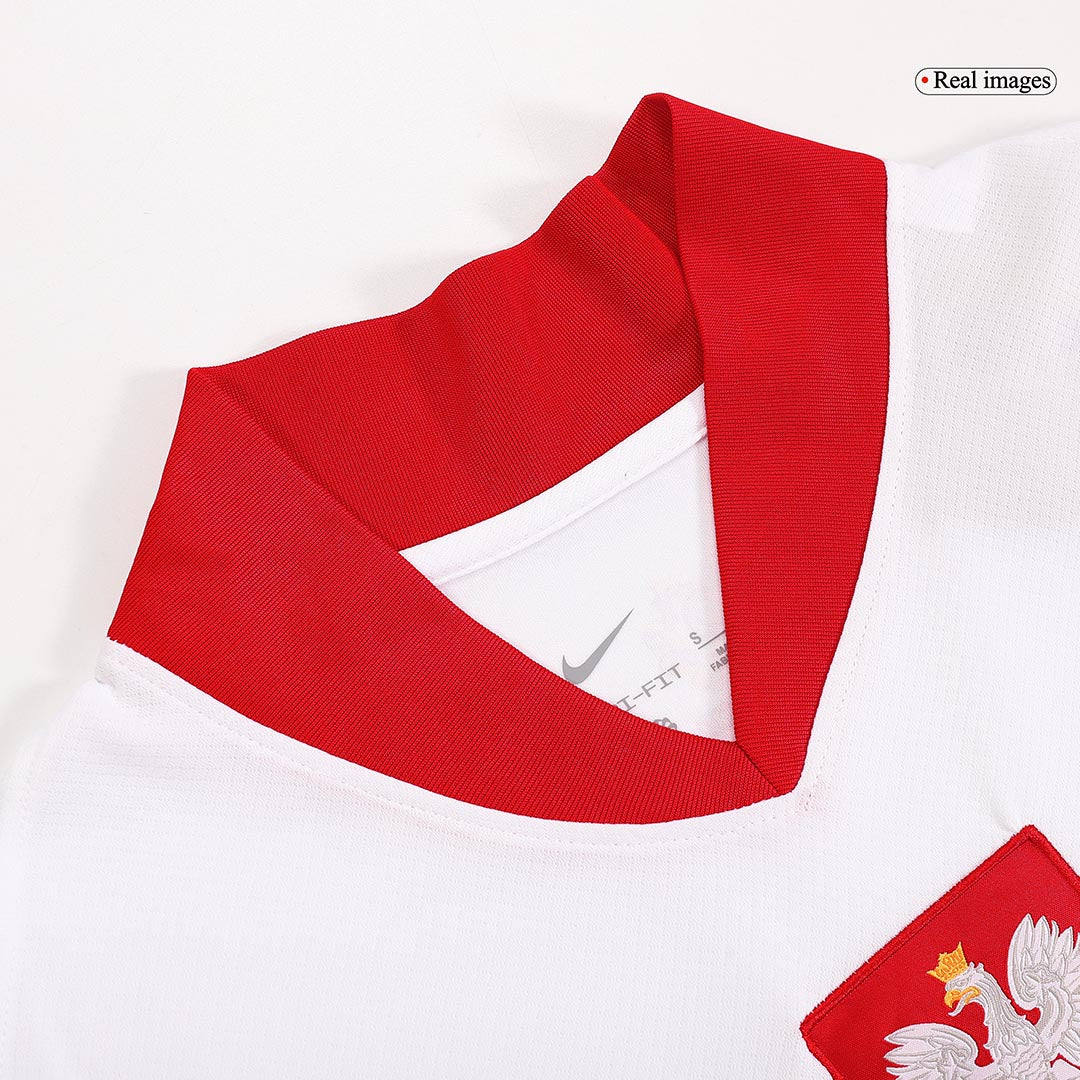 Poland Home Euro 2024 Soccer Jersey