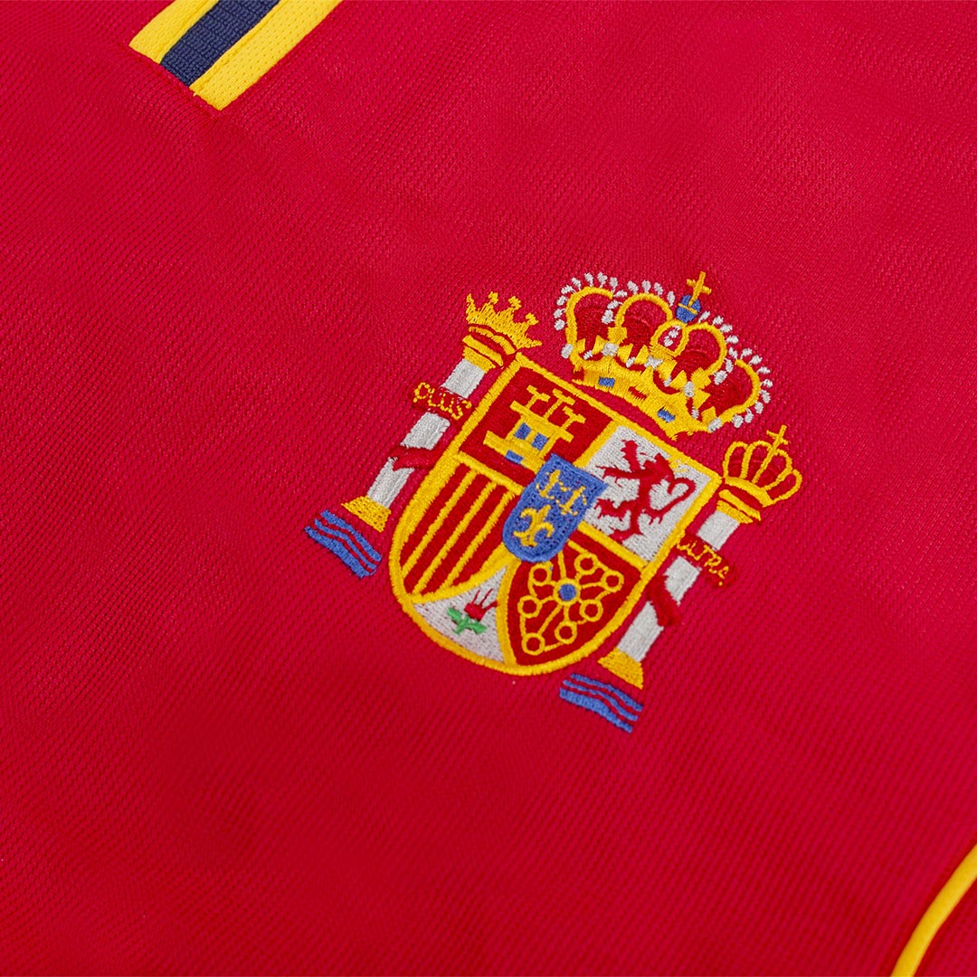 Retro 2000 Spain Home  Soccer Jersey Top Soccer Jerseys Store