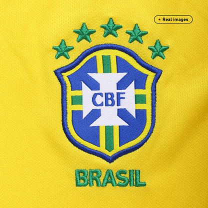 Brazil Home Retro Soccer Jersey 2004