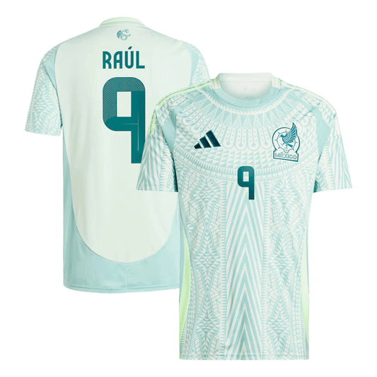 Men's Mexico RAÚL #9 Away Soccer Jersey Copa América 2024