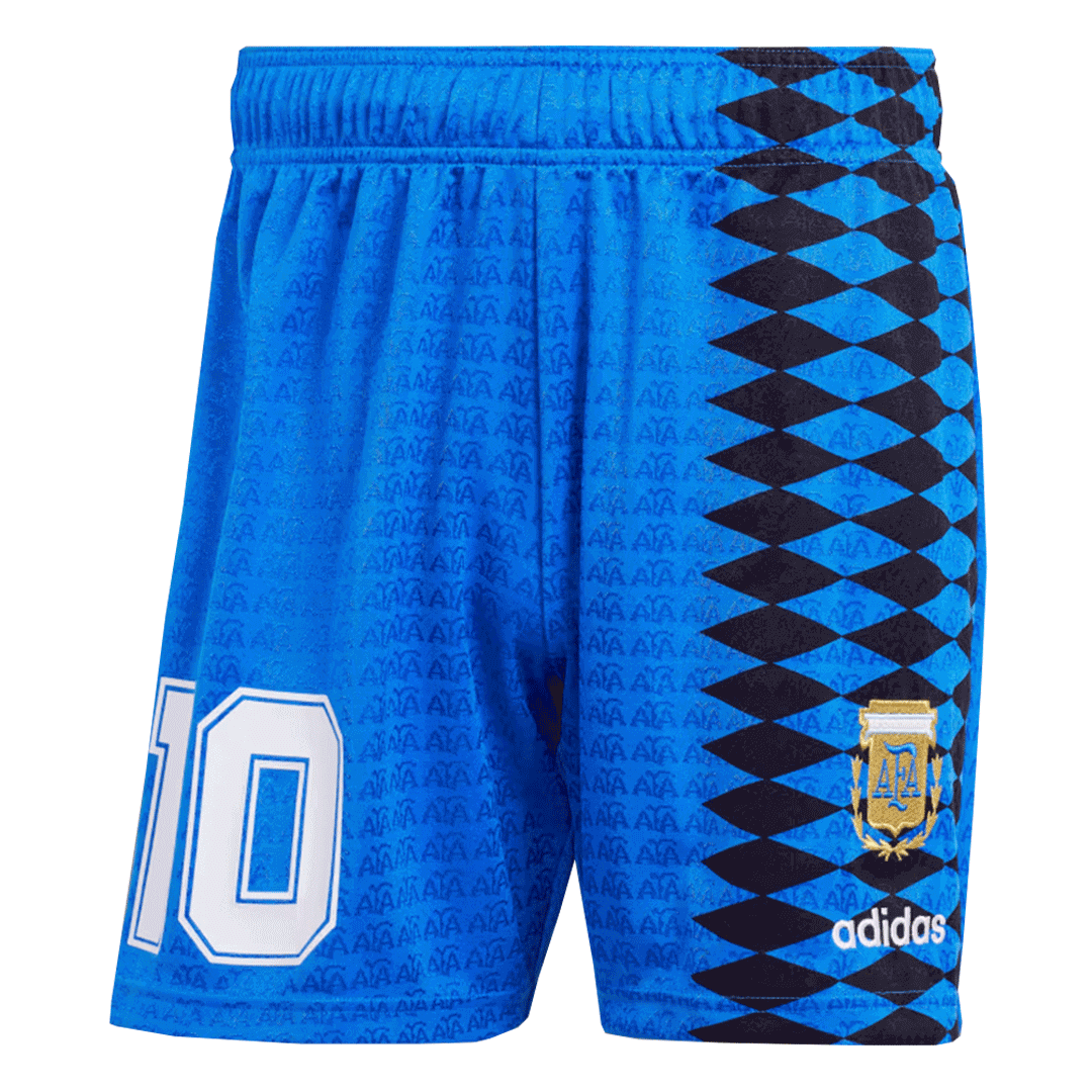 Men's Argentina #10 Away Retro Jersey (Jersey+Shorts) Kit 1994