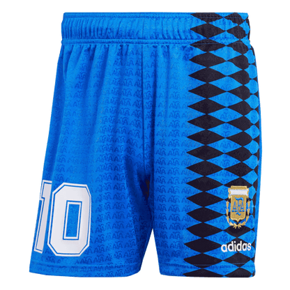 Men's Argentina #10 Away Retro Jersey (Jersey+Shorts) Kit 1994