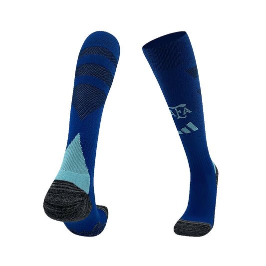 Kid's Argentina Away Soccer Socks Copa América 2024